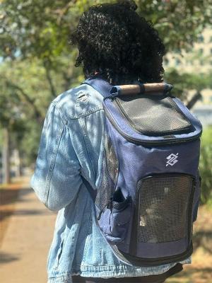 Mochila para Transporte de Pets - Azul