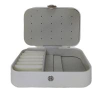 Porta Joias com Fecho em Botão - Branco - 1