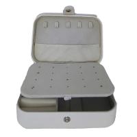 Porta Joias com Fecho em Botão - Branco - 3