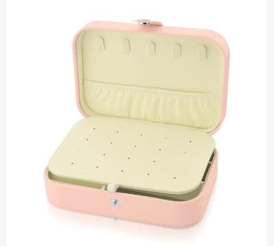 Porta Joias com Fecho em Botão - Rosa