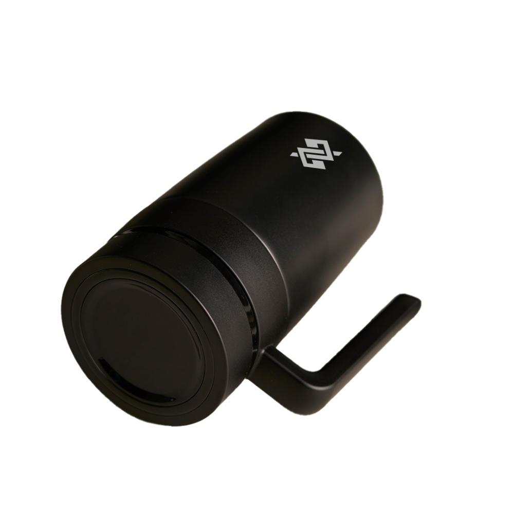 Caneca Térmica Inox 500ml com Display LED - Preta - 2