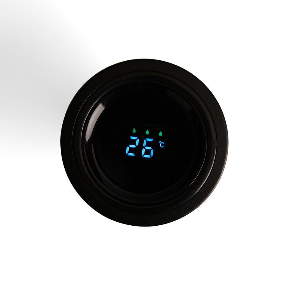 Caneca Térmica Inox 500ml com Display LED - Preta - 3