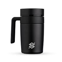 Caneca Térmica Inox 500ml com Display LED - Preta - 1