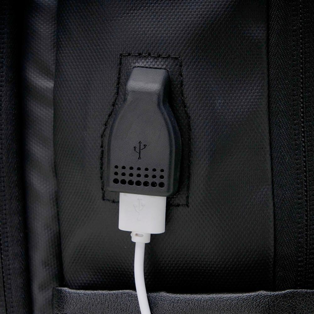 Mochila Couro Sintético USB 20 Litros - 7
