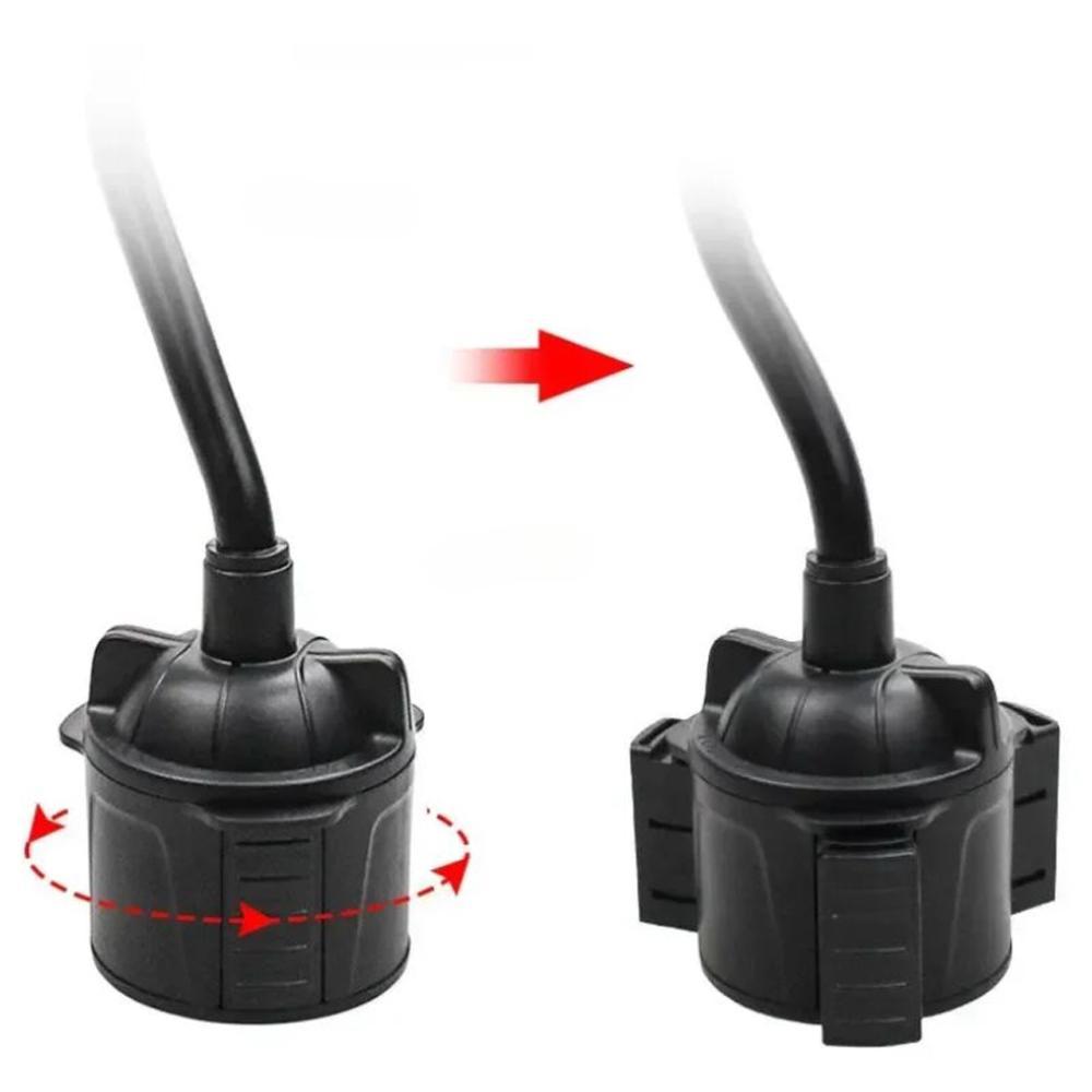 Suporte de Celular no Porta Copos - Preto - 5