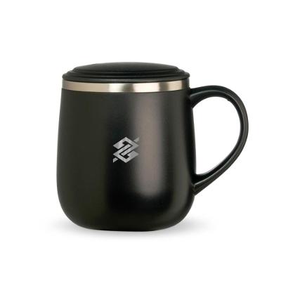 Caneca Parede Dupla 370ml - Preto
