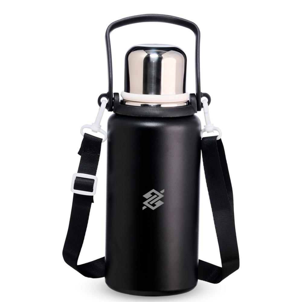 Garrafa Térmica 1 Litro com Infusor - Preta - 1