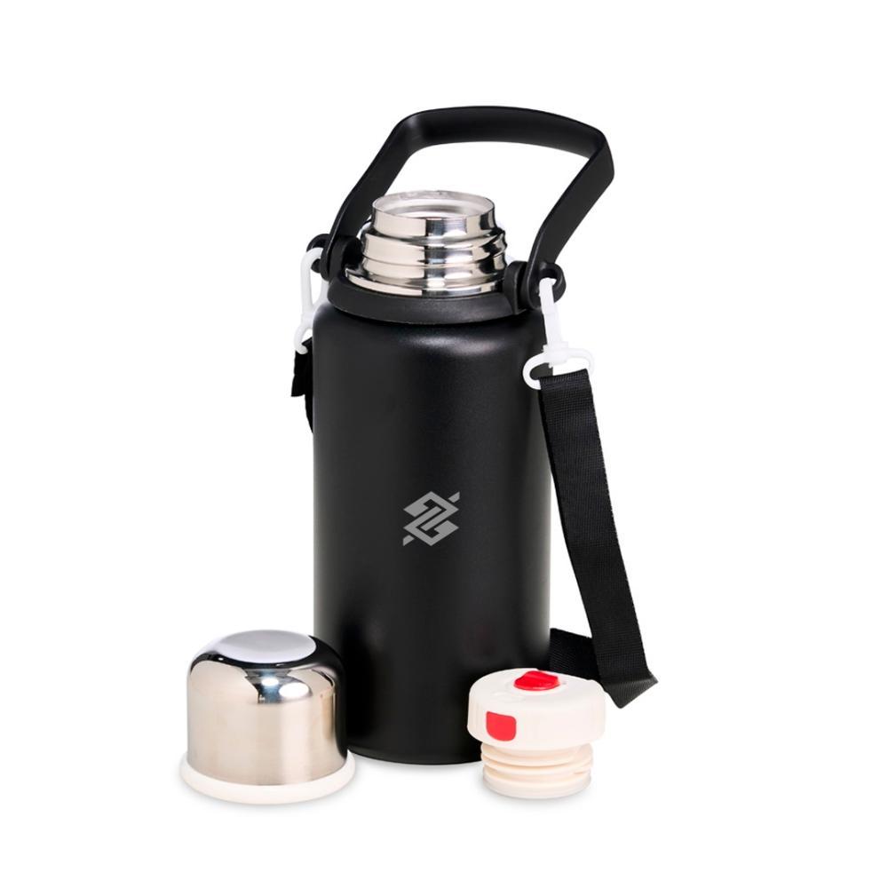 Garrafa Térmica 1 Litro com Infusor - Preta - 2