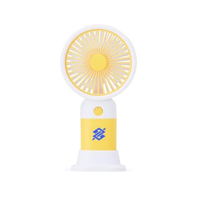Mini Ventilador Recarregável - Amarelo