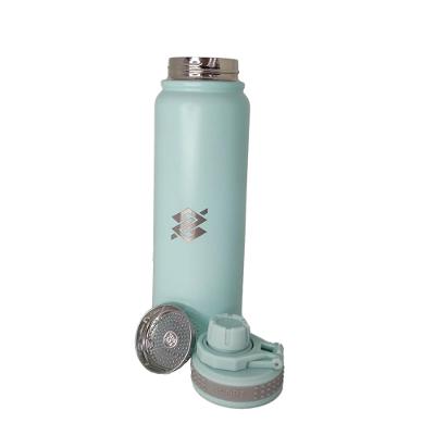 Garrafa Térmica Inox 850 ml com Infusor de Bebidas -Turquesa