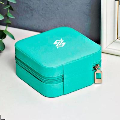 Porta Jóias  9,5 cm x 9,5 cm - Verde Claro