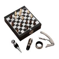 Kit Vinho Xadrez 4 peças Bambu - 2