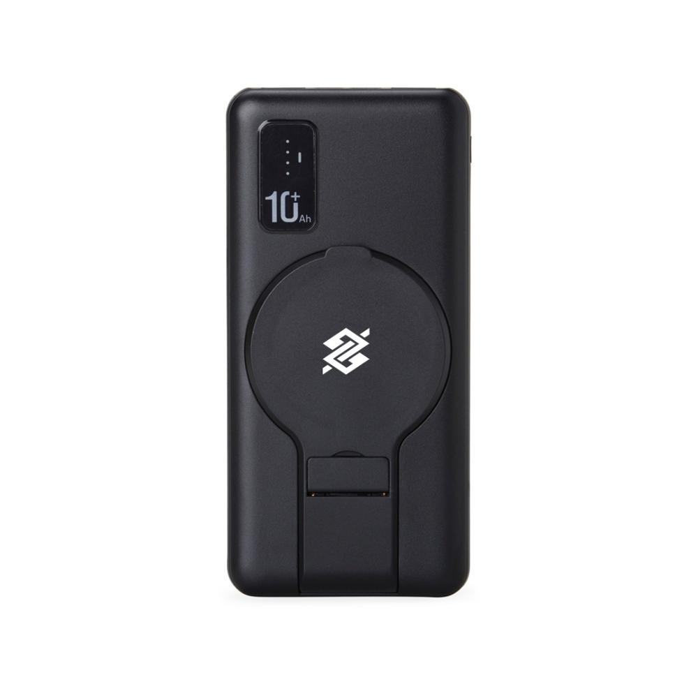 Power Bank 10.000mAh com Carregamento via Indução ou via Cabo - Preto - 1