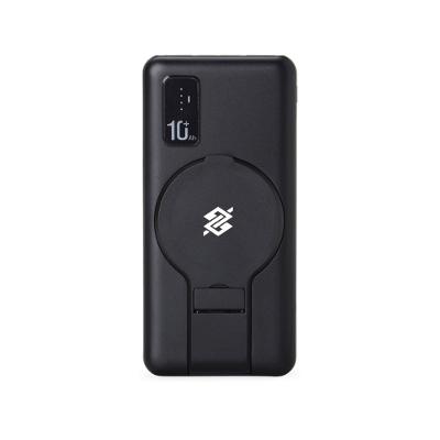 Power Bank 10.000mAh com Carregamento via Indução ou via Cabo - Preto