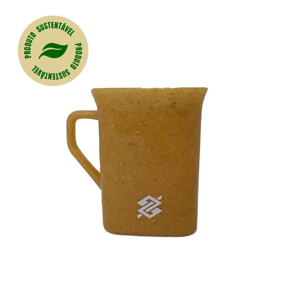 Kir com 02 Canecas Quadrada 250ml - Madeira Clara e Madeira Escura - Produto Sustentável - 3