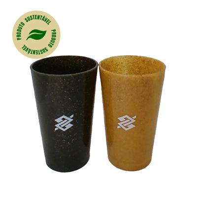 Copo Linha Eco 320ml - Madeira Clara e Madeira Escura