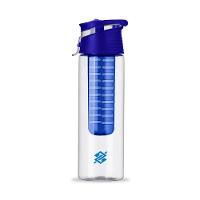 Squeeze Plástico 700ml com Infusor - Azul Escuro - 1