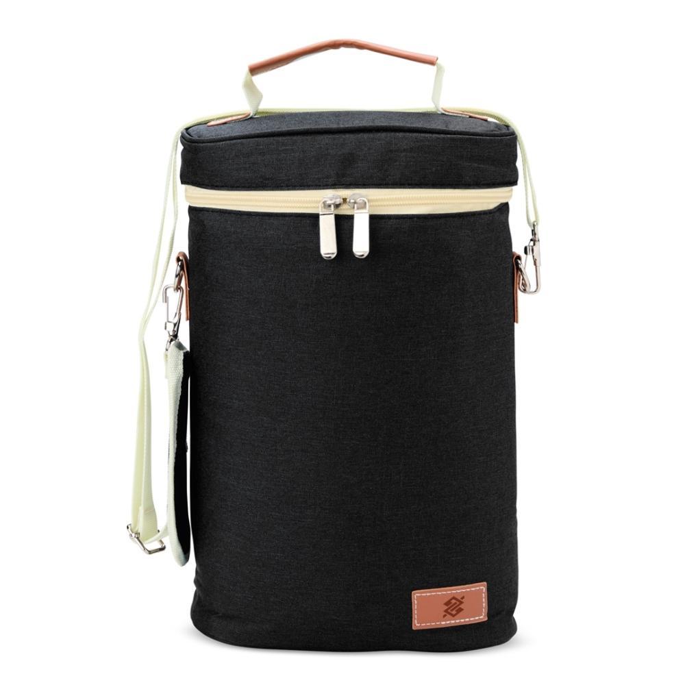 Porta-Garrafas Térmico Duplo - Preto - 1