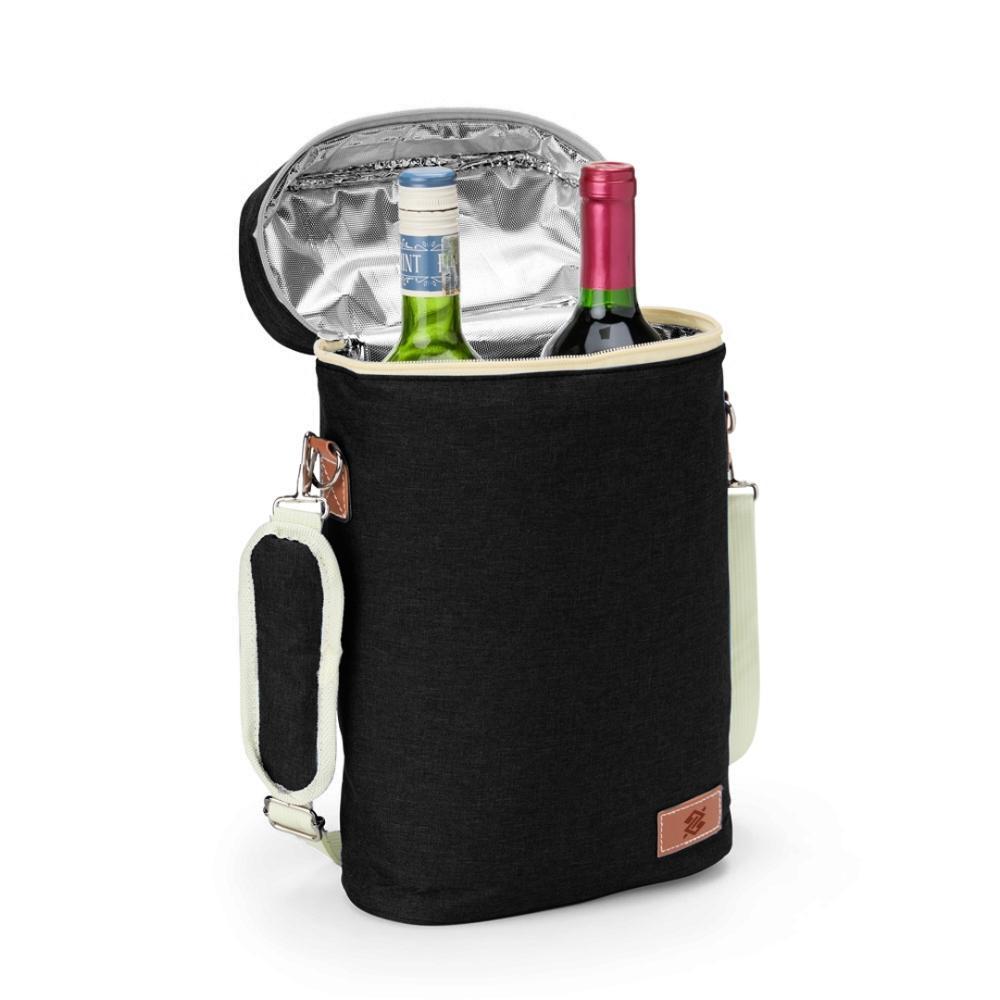 Porta-Garrafas Térmico Duplo - Preto - 3