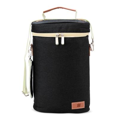 Porta-Garrafas Térmico Duplo - Preto