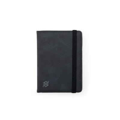 Porta Passaporte em Couro Sintético - Preto