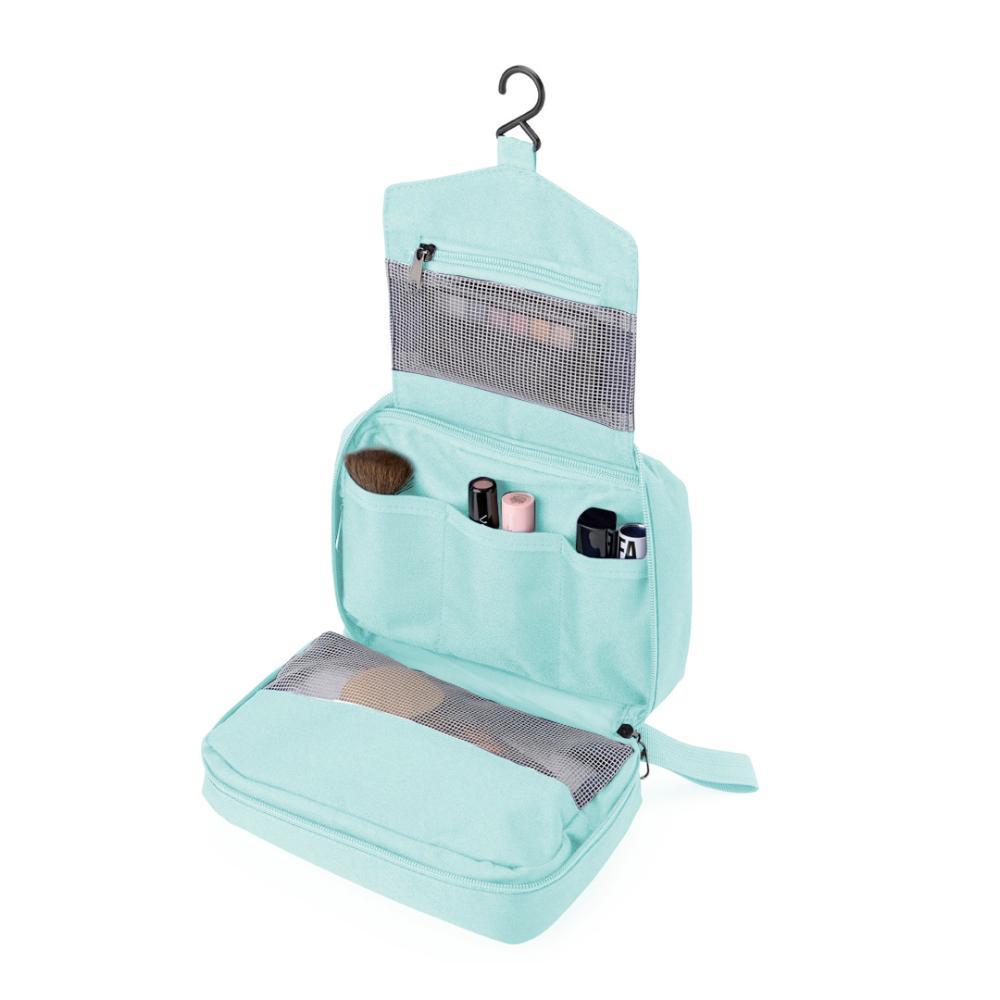 Nécessaire com 3 Compartimentos - Verde Água - 2