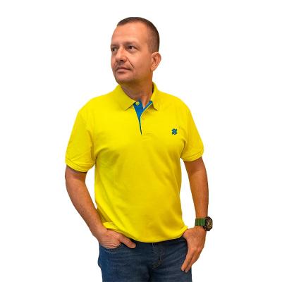 Camiseta Polo Linha Premium Masculina Amarela - Coleção Loja BB - Produto Sustentável
