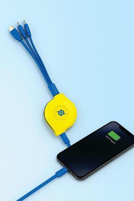 Cabo Retrátil 3 em 1 para celular- Coleção BBlovers