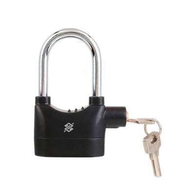 Cadeado Cadeado Anti-Furto Com Alarme - Preto
