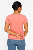 Camiseta T-Shirt Feminina em Meia Malha ROSA - Sustentável - 2