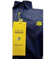 Camisa Jeans Premium Manga Longa Feminina Slim - 5