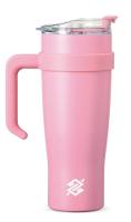 Caneca Térmica 1,2L Meia Alça - Rosa - 1
