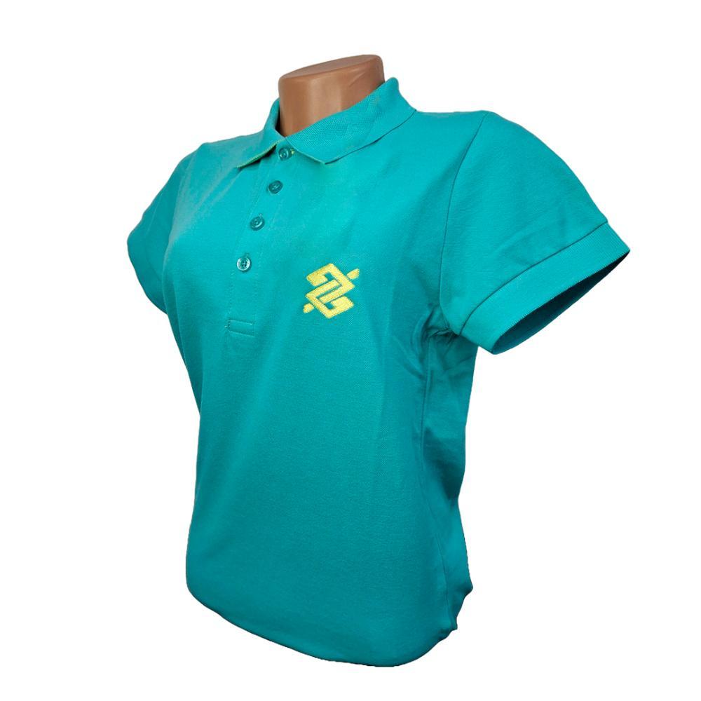 Camiseta Polo Pique Feminina - Coleção Loja BB Slim - Verde - 2