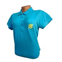 Camiseta Polo Pique Feminina - Coleção Loja BB Slim - Azul - 3
