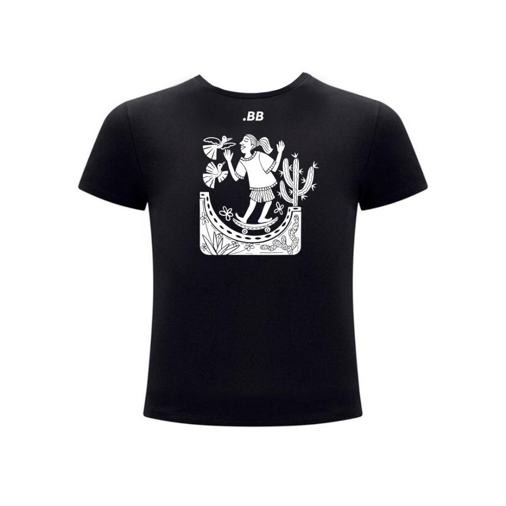 Camiseta Premium Ponto BB Cordel Skate - Feminina Slim - 1