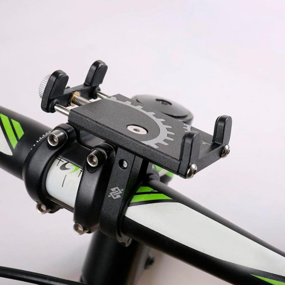 Suporte De Alumínio Universal Para Celular Bike E Moto - 1