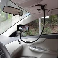 Suporte Comprido Flexível de Celular com Prendedor Articulado para Cama e Mesa Rosa - 6