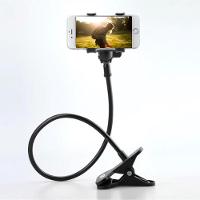 Suporte Comprido Flexível de Celular com Prendedor Articulado para Cama e Mesa Preto - 5