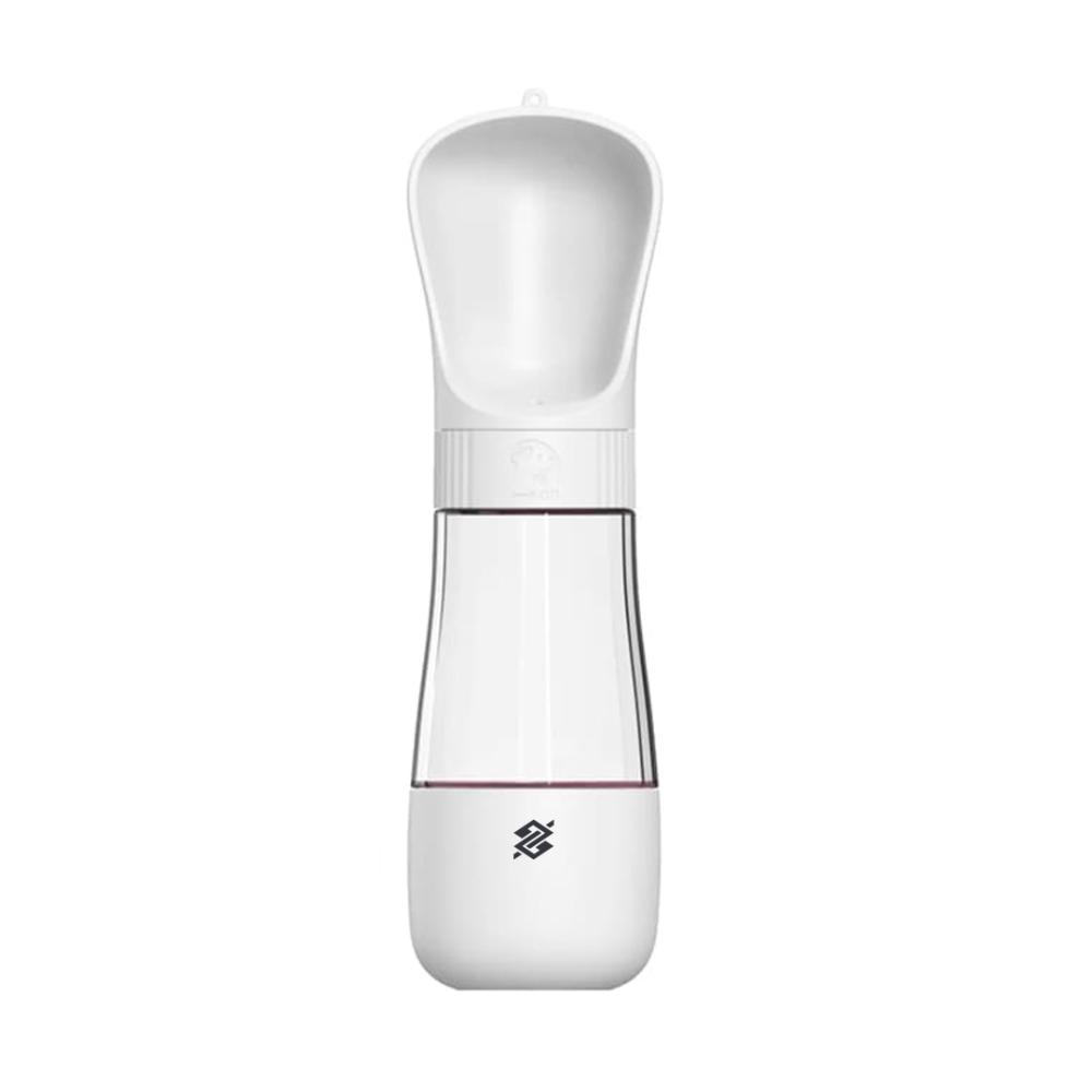 Garrafa Bebedouro Pet Portátil 2 em 1 Água e Ração - Branco - 1