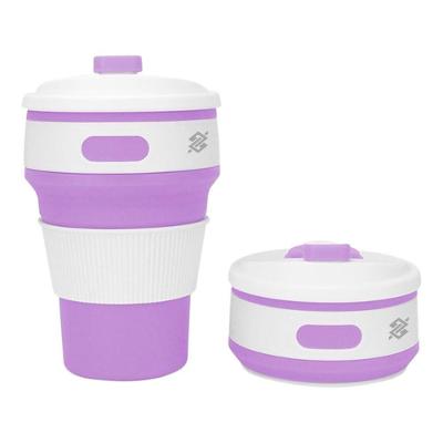 Copo De Silicone Retrátil Dobrável – Ecológico Reutilizável - Rosa