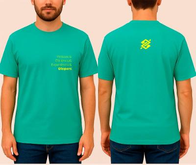 Camiseta Básica Masculina Verde - Coleção DIOPE - Produto Sustentável