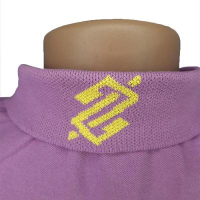 Camiseta Polo Pique Feminina - Coleção Loja BB Slim - Roxa