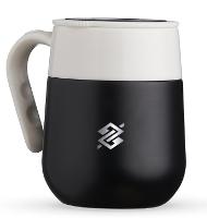 Caneca Térmica Inox 500ml com Display LED - Preta e Branco - 1