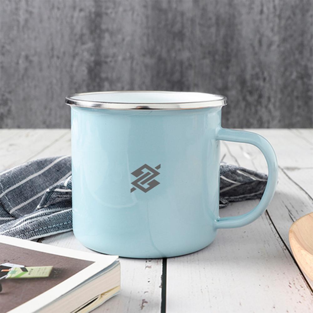 Caneca Inox 370ml - Azul claro - 3