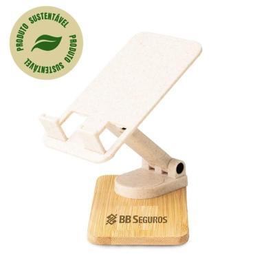 Suporte Retrátil para Celular e Tablet Bambu - Produto Sustentável - BBSEG
