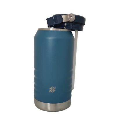 Garrafa Térmica 1,1 Litros em Inox com Parede Dupla - Azul