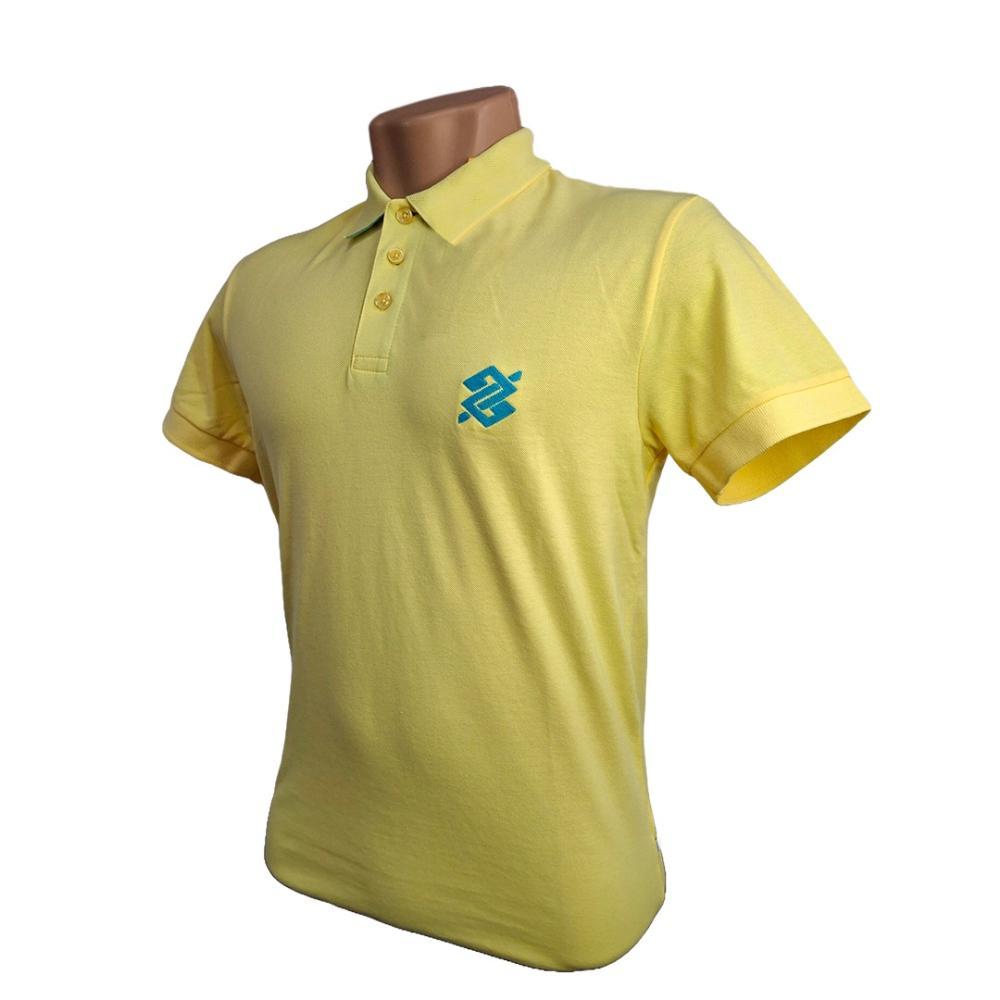 Camiseta Polo Pique Slim Premium Masculina - Amarela - 2
