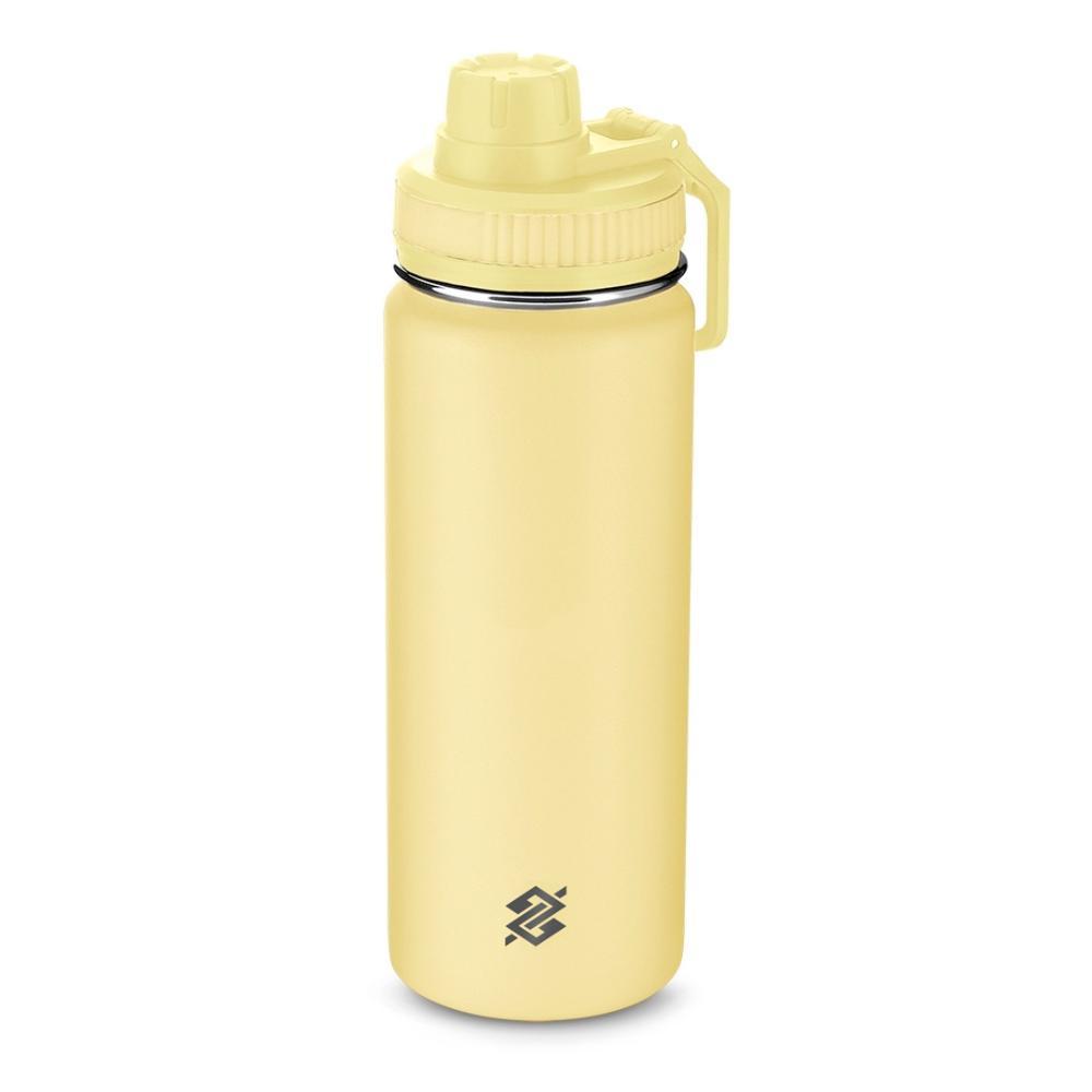 Garrafa Térmica em Inox 570ml - Amarelo - MIMO PJ - 1