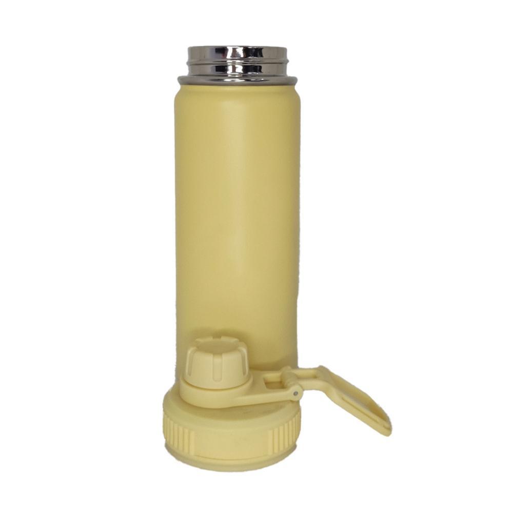 Garrafa Térmica em Inox 570ml - Amarelo - MIMO PJ - 2