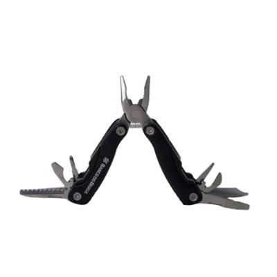 Alicate Canivete Multifuncional Suiço Inox - Preto